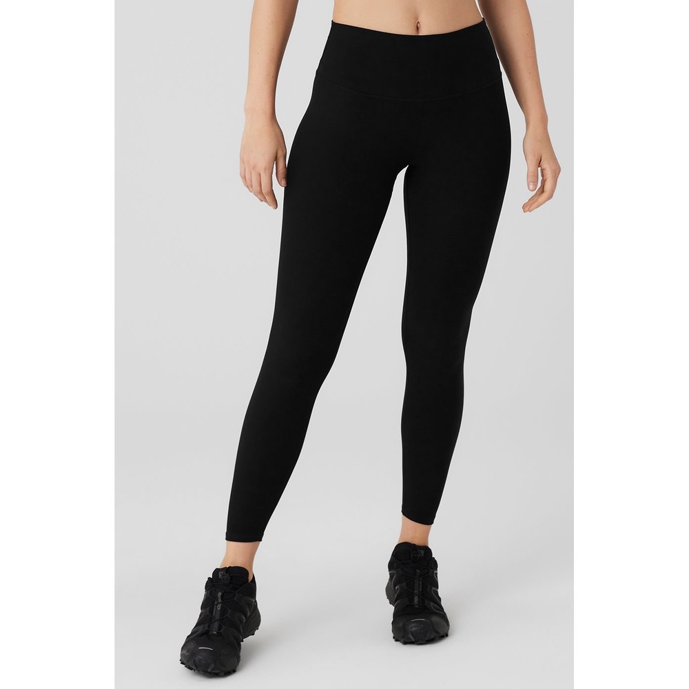 Alo Yoga Alosoft High-Waist 7/8 Highlight Legging Black XS New With Tags